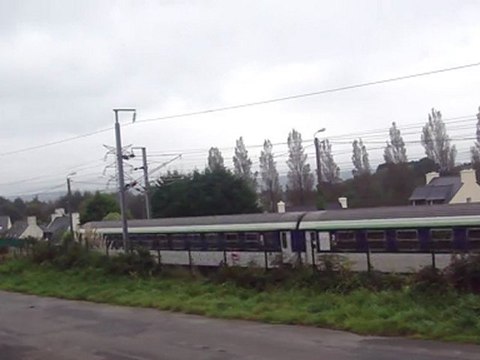 Brest retour train corail pélerins de Lourdes 11 octobre 2009