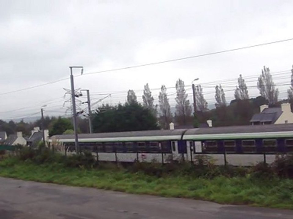 Brest retour train corail pélerins de Lourdes 11 octobre 2009