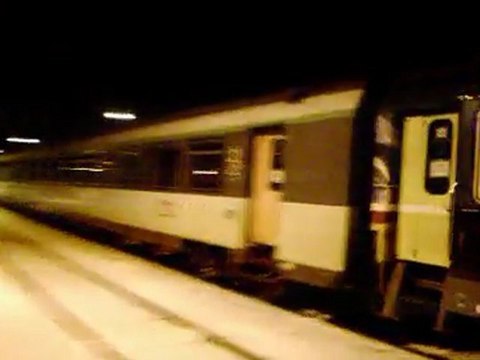 depard du train ter a destination de gap et du train de nuit en um a destination de briançon