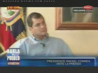 RBC DEFIENDE AL DELINCUENTE RAFAEL CORREA SU PAPA