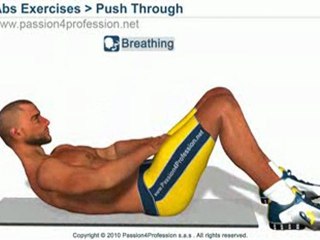 Push Through - Upper Ab Exercise