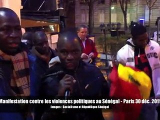 Manifestation à Paris contre les violences politiques - 30 décembre 2011 2/2