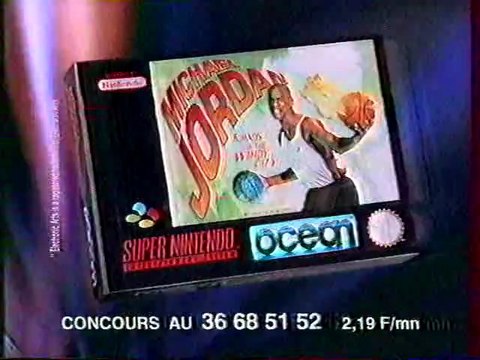 Publicité Michael Jordan Super Nintendo 1993