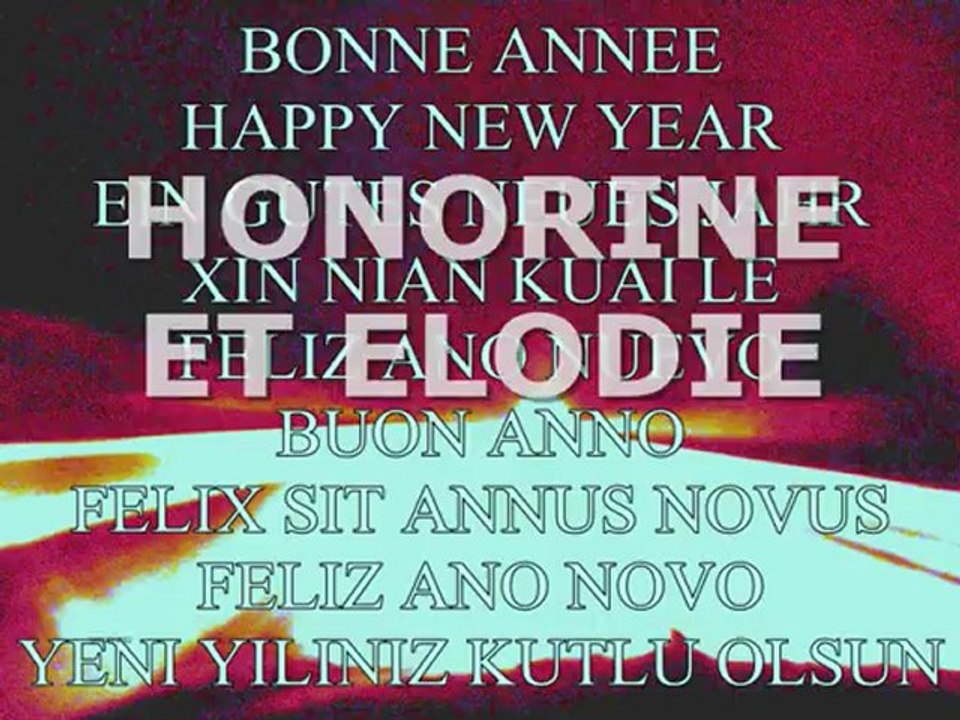 BONNE ANNEE
