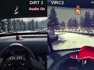 DiRT 3 vs WRC 2 - Sweden Rally Stage Comparison