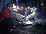 Madenciler yeni yıla yerin metrelerce altında girdi