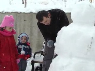 Elmadağ'da kar sevinci