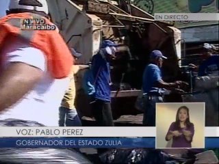 Pablo Pérez inicia limpieza del estado Zulia