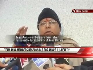 Team members responsible for Anna's ill-health: Lalu Yadav