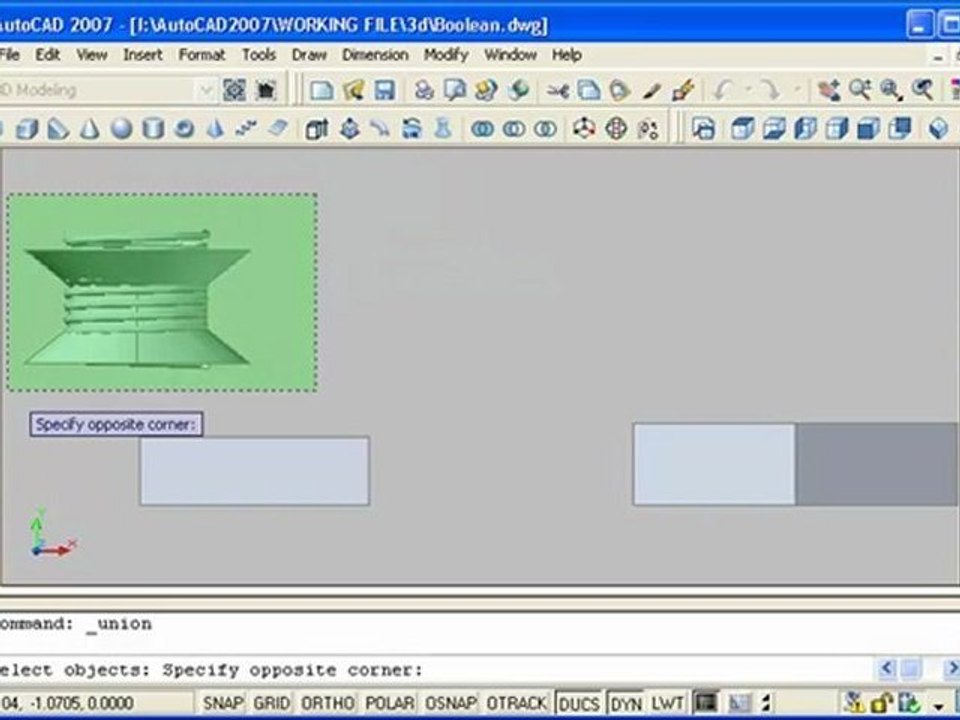 Learn AutoCAD 2007 2D تعليم اوتوكاد - تكوين الأشكال المركبة