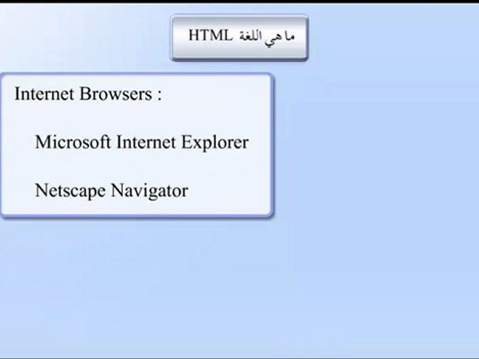 Learn HTML تعلم تصميم موقع - ما هي لغة الهتمل