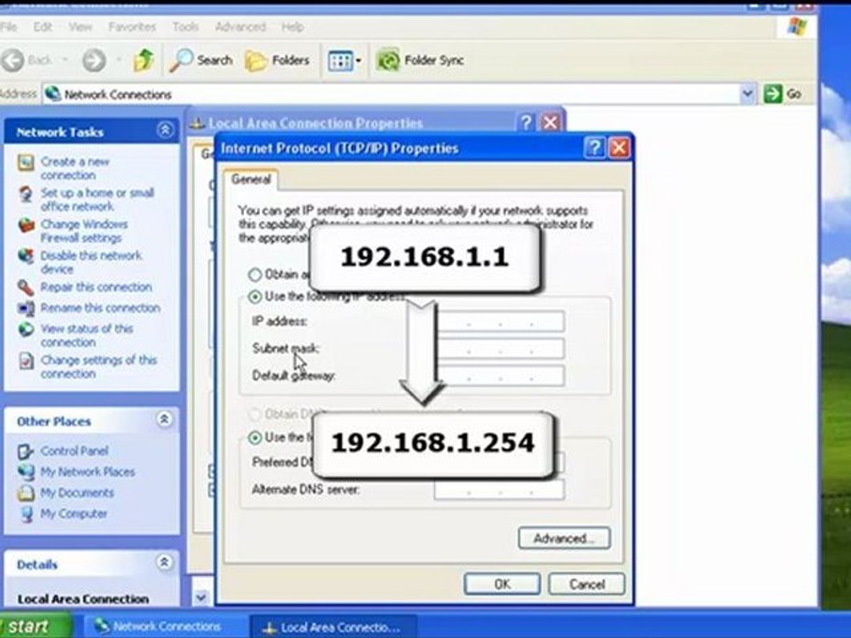 للأتصال بالأجهزة TCP-IP دبلومة الشبكات - كيفية إعدادات بروتوكول