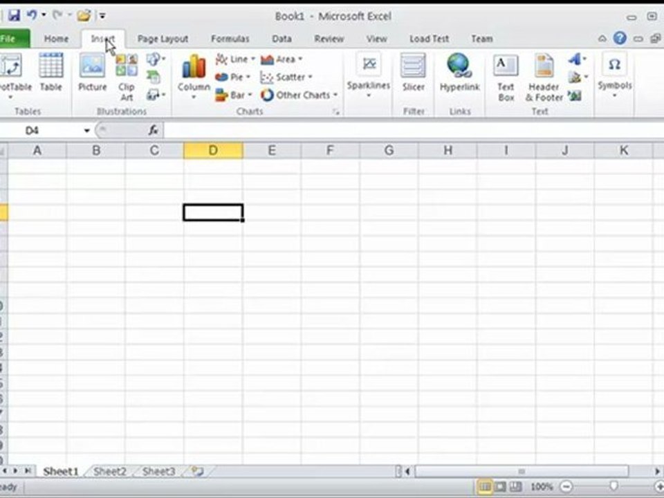 شرح واجهة البرنامج - Excel 2010 تعليم اكسيل