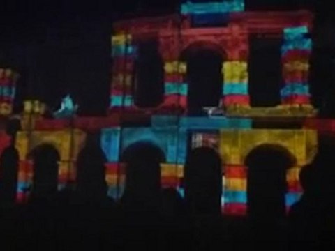 Théâtre d'image Arènes de Nîmes Noel 2011