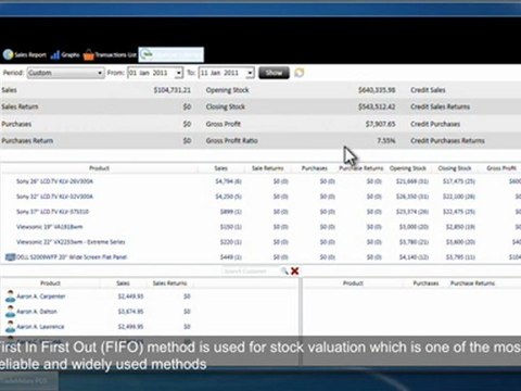 TradeMeters POS Reports Module-Advance Summary Reports and Stock Valuation
