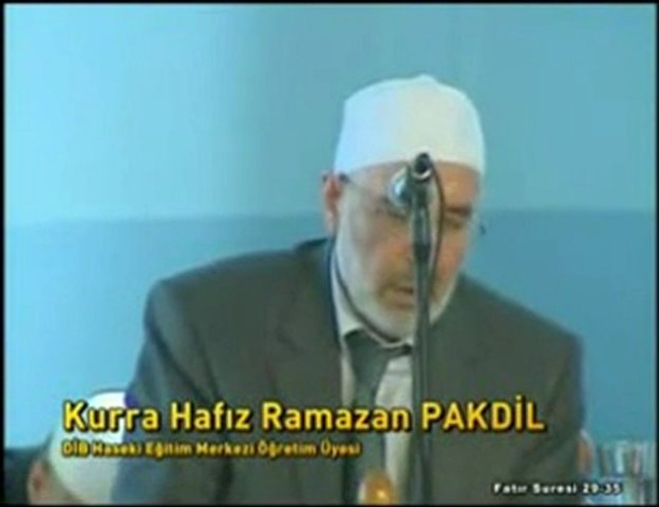 Kurra Hafız Ramazan Pakdil Hocamızından & FATIR SÛRESİ 29 & 35 AYETİ KERİMELER