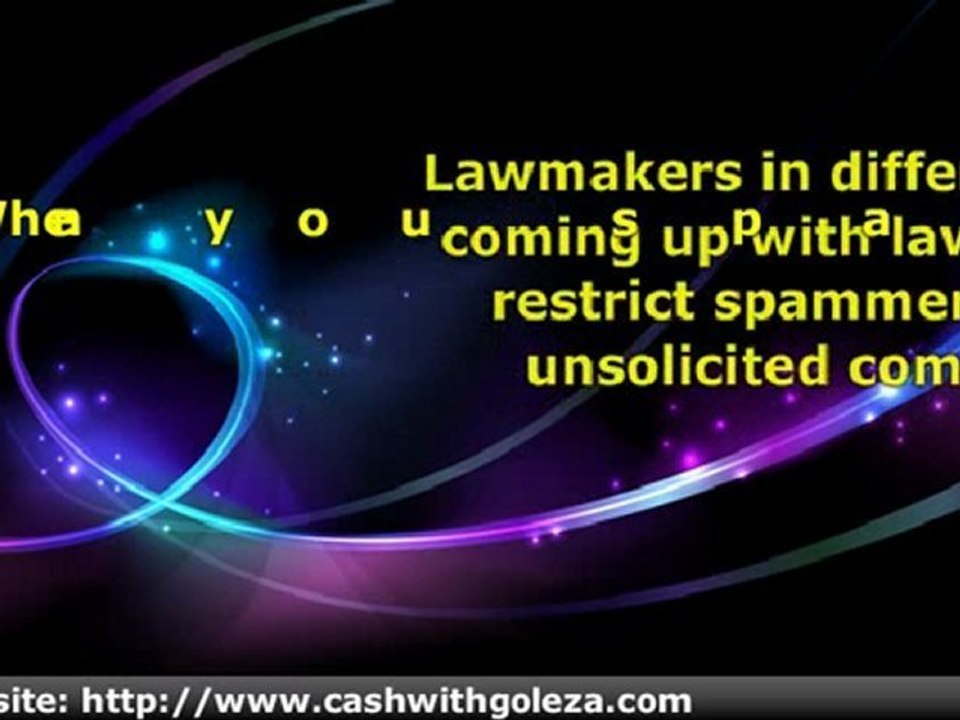 Email Spamming And Cell Phone Spamming Are Unprofessional Marketing Methods You Must Avoid