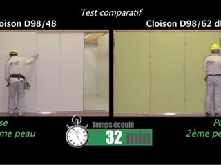 Comparatif Cloison 98_62 versus 98_48