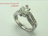 Heart Shape Diamond Intertwined Channel Bridal Ring Setting