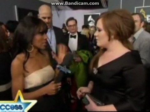 Adele - Interview for Access Hollywood after the 51st Annual Grammy Awards (February 8th 2009)
