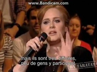 Adele - Interview on French TV mytaratata.com (December 6, 2010) [Part 2]
