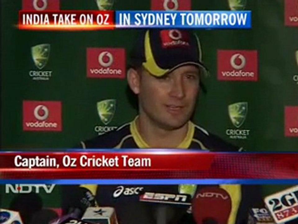 Dhoni, Clarke on Sydney Test