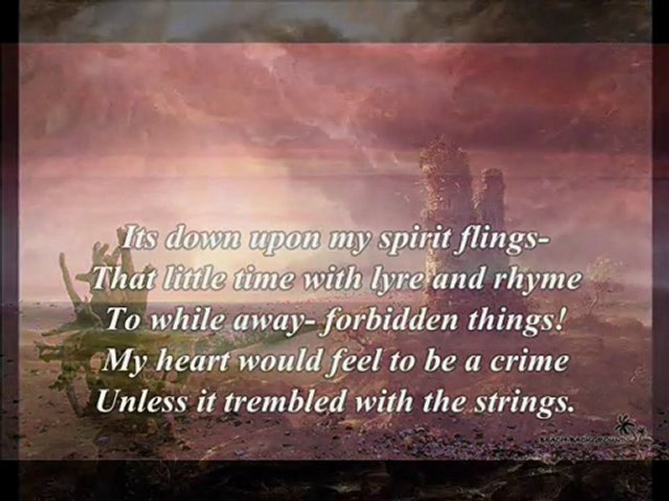 "Romance' Edgar Allan Poe Tribute Poem