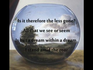 "A Dream Within A Dream" Edgar Allan Poe Tribute Poem