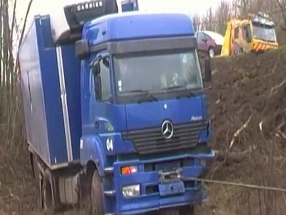camion accidenté à Beauvais le 31/12/2011
