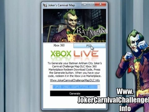 Batman Arkham City Joker’s Carnival Challenge Map DLC Free