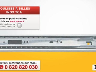 Glissière de porte escamotable TCA, par Qama