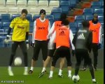 Primer entrenamiento del Real Madrid en 2012