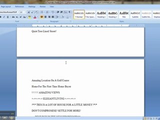 Craigslist Real Estate Marketing Title Samples