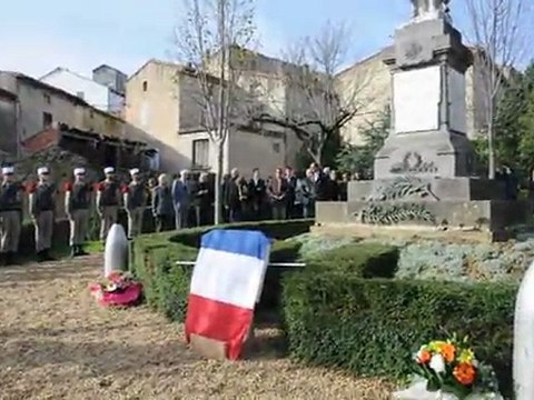Cérémonie en mémoire des Lt Tirat et Maranzana, morts pour la France. 3/7