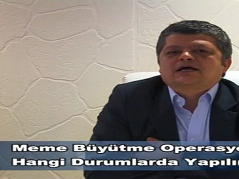 Dr. Güner Uysal Meme Büyütme Ameliyatı Hangi Durumlarda Yapılır