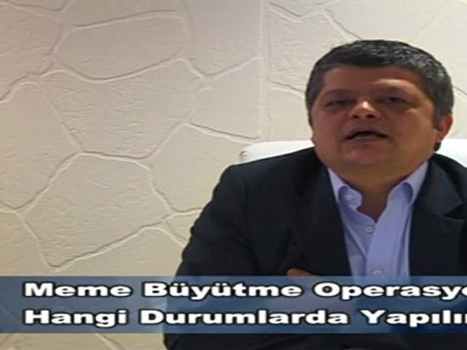 Dr. Güner Uysal Meme Büyütme Ameliyatı Hangi Durumlarda Yapılır
