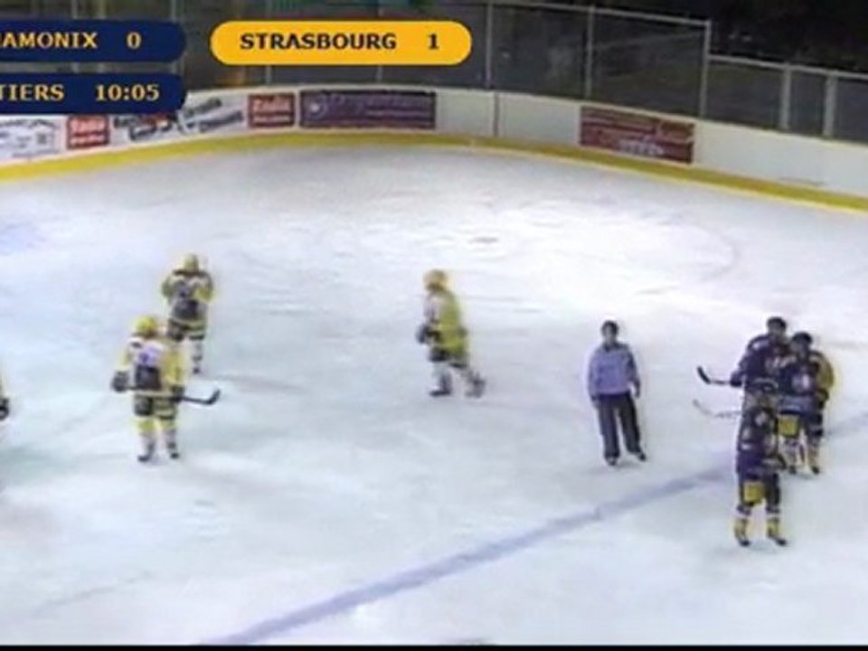 Chamonix VS Strasbourg 1er tiers  Ligue magnus 14ème journée