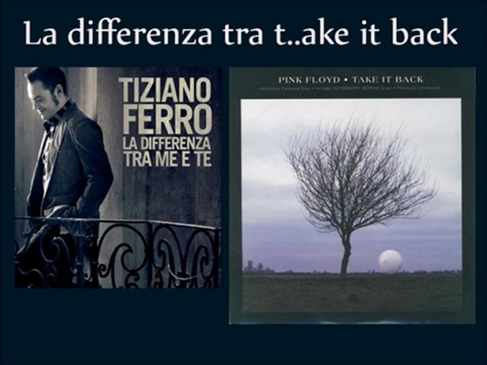 La differenza tra t_ake it back