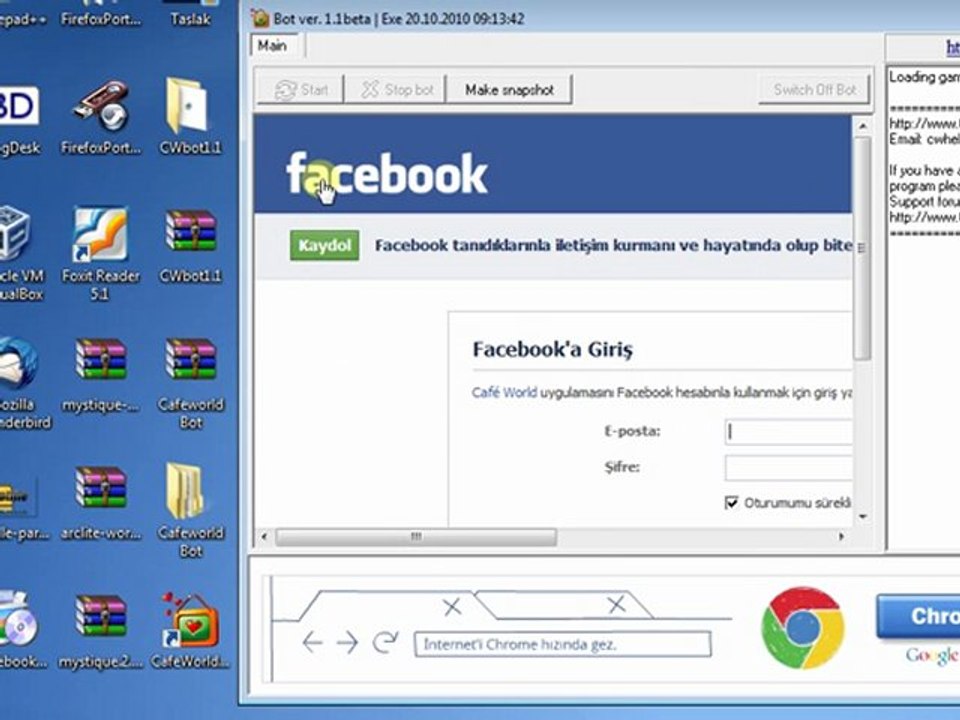 Cafeworld  Bot  2012  - %100 Worked