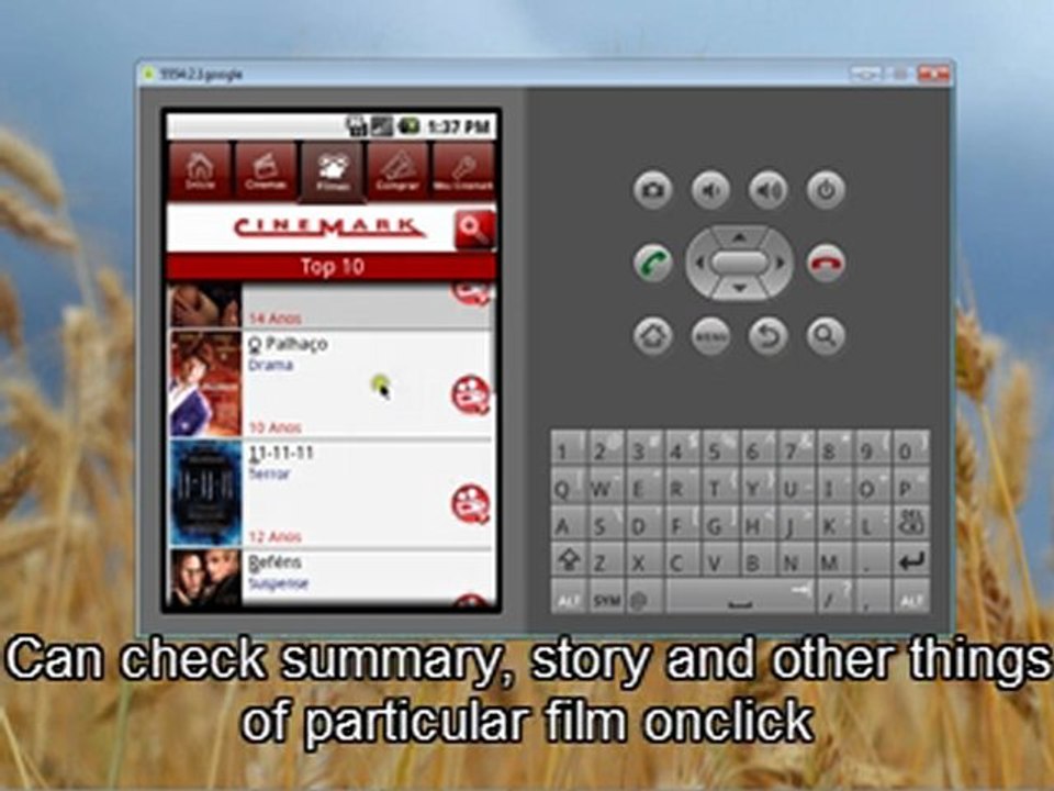 Android Appliction Development  - Cinemark at Nichetech Computer Solutions