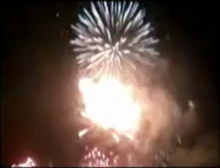 Feu d'artifice 2011-2012 (Liege place st-Léonard)