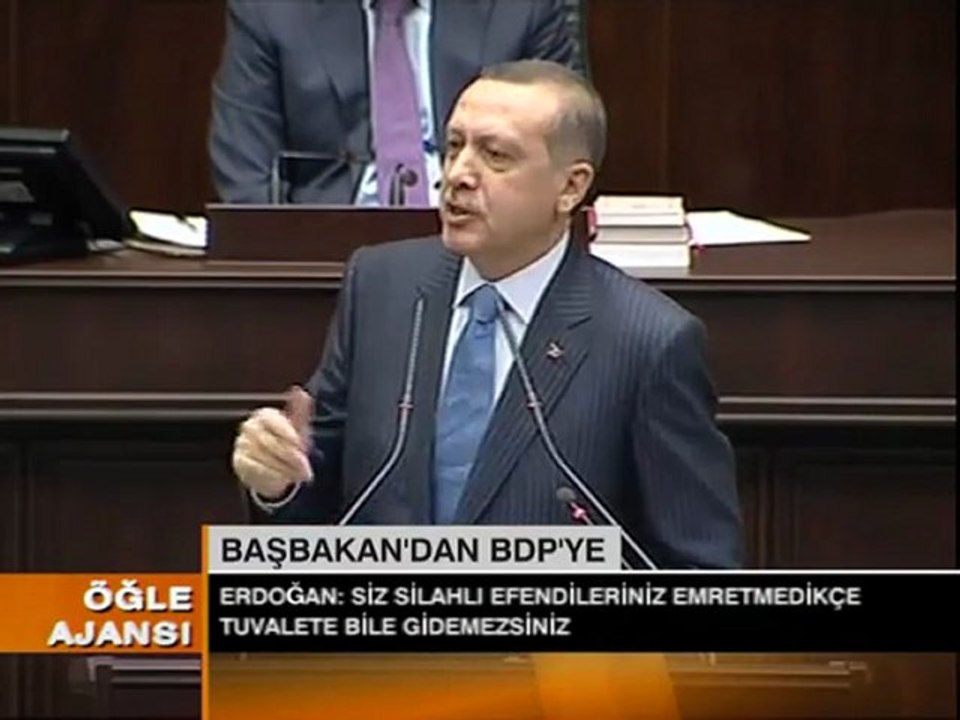 ERDOĞAN BDP'YE AĞIR YÜKLENDİ