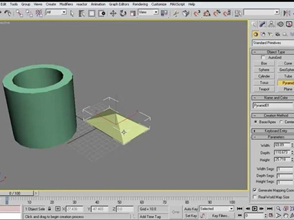 برنامج تعليم ثري دي ماكس 9 - المجسمات ثلاثية الابعاد - Lean 3DMax9
