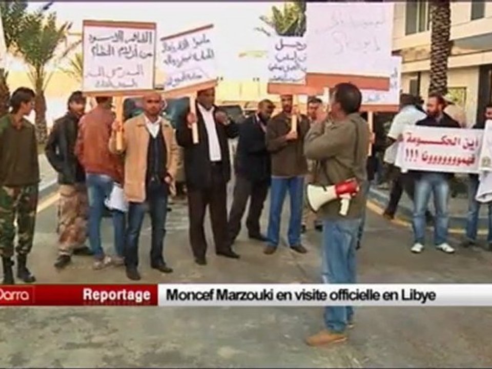 Lybie, Moncef Marzouki en visite officielle en Libye