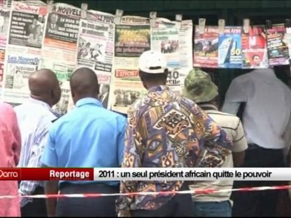 Afrique, un seul président africain quitte le pouvoir en 2011