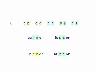 Double Consonants