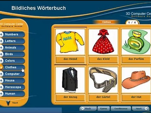 Learn German تعليم اللغة الالمانية دليل الالمانية برنامج تعليم اللغة الالمانية للمبتدئين - قاموس تعليمي مصور