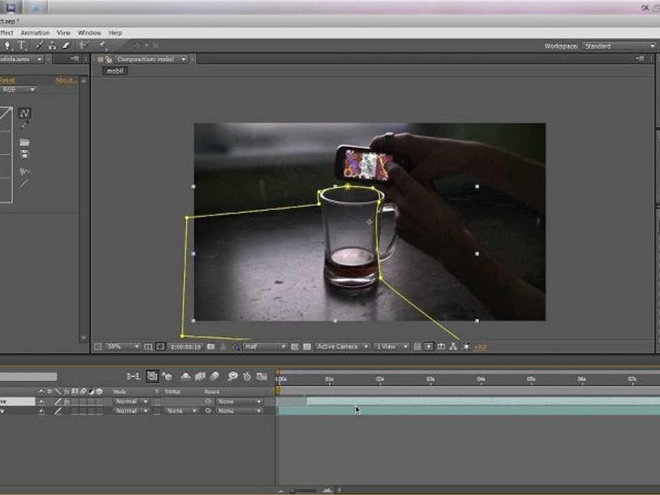 After effects čapovanie z mobilu