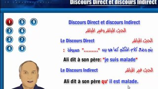 Learn French تعليم اللغة الفرنسية دليل الفرنسية برنامج شرح قواعد اللغة الفرنسية - الحديث المباشر والغير مباشر