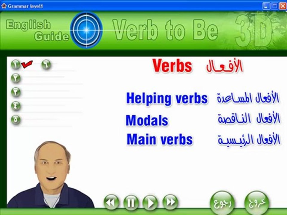 تعليم اللغة الانجليزية دليل الانجليزية برنامج شرح قواعد اللغة الانجليزية - حروف العلة والافعال Learn English